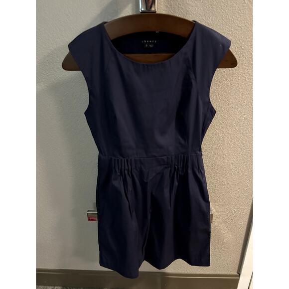 Theory Shyann Impeccable Navy Blue Dress Size 2 - Picture 2 of 7